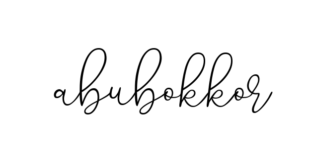Abubokkor signature