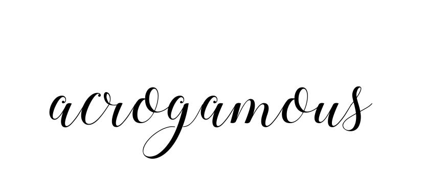Handwritten Signature for Acrogamous - Style 144 Online
