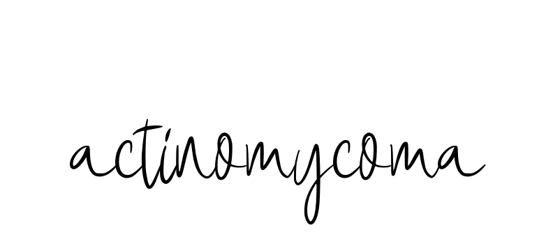 Actinomycoma signature