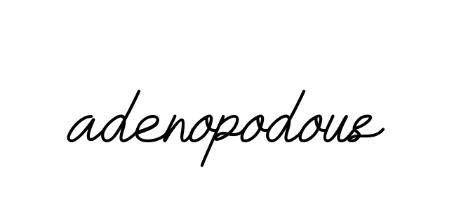 Adenopodous signature