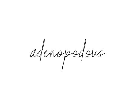 Adenopodous signature