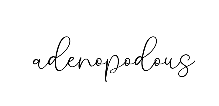 Adenopodous signature
