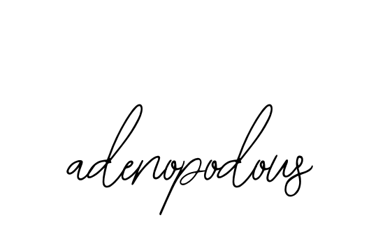 Adenopodous signature