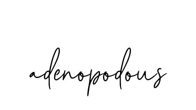 Adenopodous signature