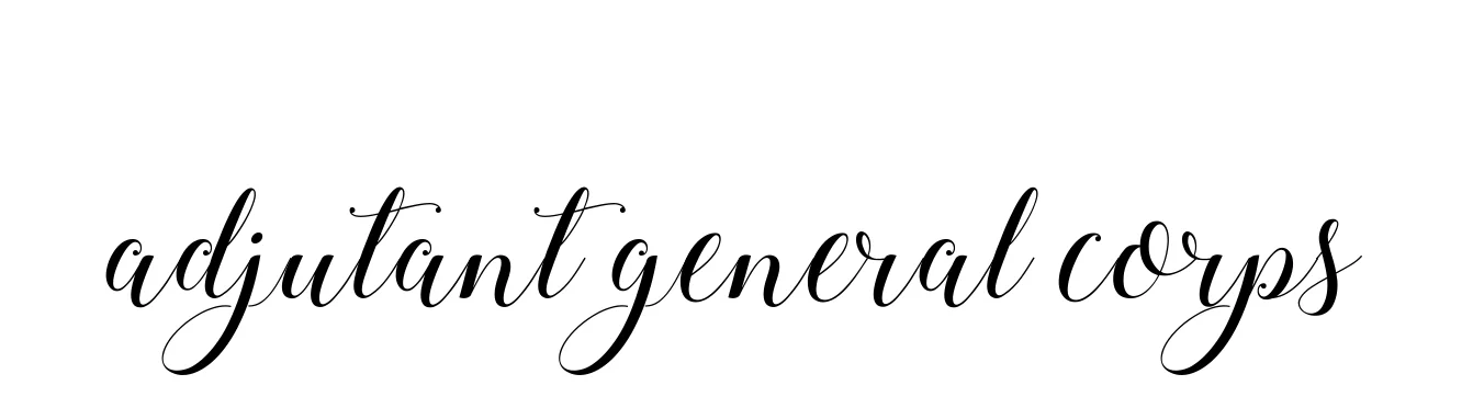 Handwritten Signature for Adjutant-general-corps - Style 144 Online