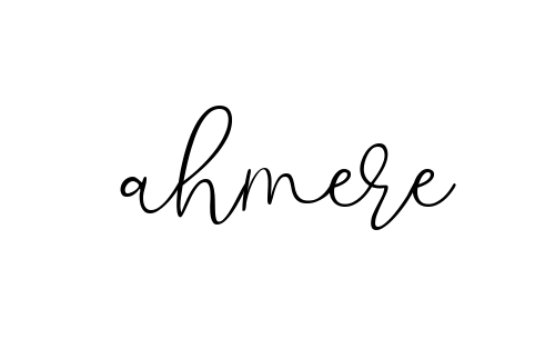 Handwritten Signature for Ahmere - Style 147 Online