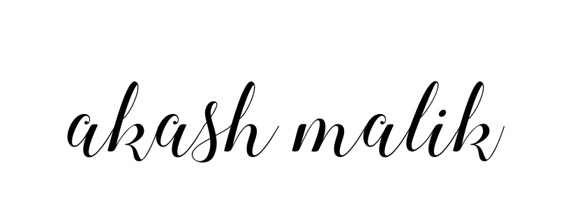 Akash-malik signature