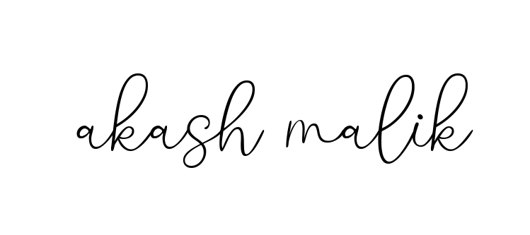 Akash-malik signature