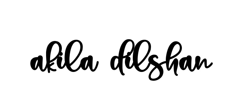 Handwritten Signature for Akila-dilshan - Style 136 Online