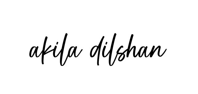 Handwritten Signature for Akila-dilshan - Style 142 Online