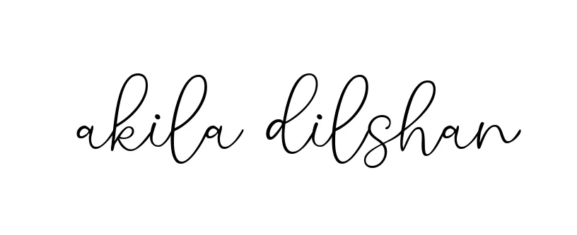 Handwritten Signature for Akila-dilshan - Style 147 Online