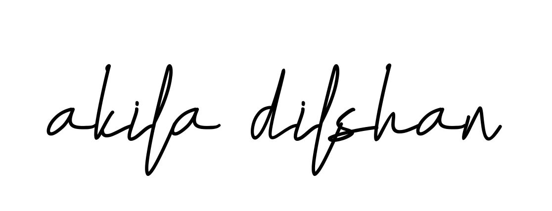 Handwritten Signature for Akila-dilshan - Style 155 Online