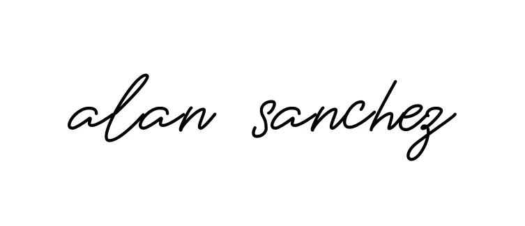 Handwritten Signature for Alan-sanchez - Style 150 Online