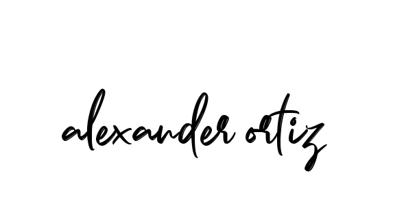 Handwritten Signature for Alexander-ortiz - Style 141 Online
