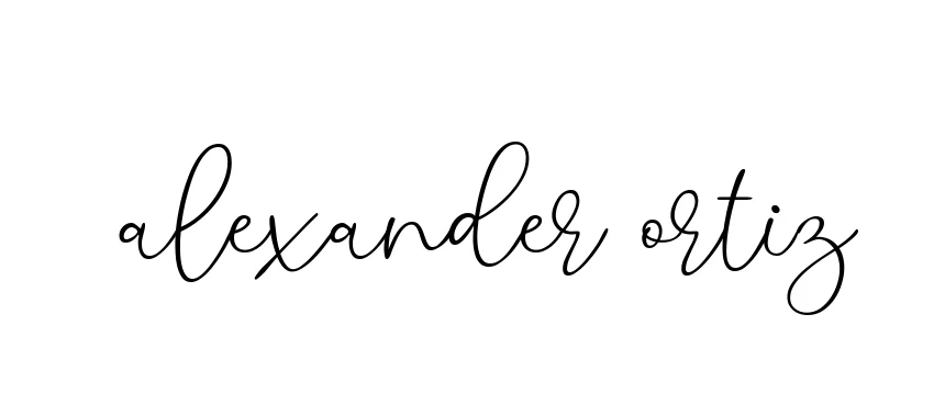 Handwritten Signature for Alexander-ortiz - Style 147 Online