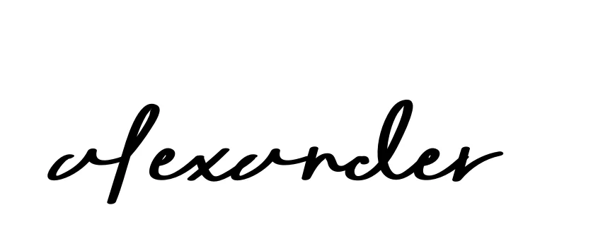 Handwritten Signature for Alexander - Style 135 Online