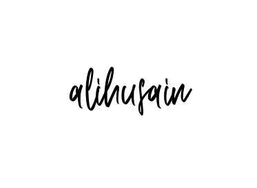 Alihusain signature