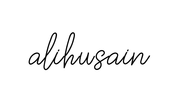 Alihusain signature