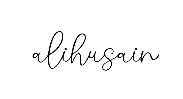 Alihusain signature