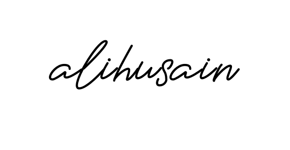 Alihusain signature