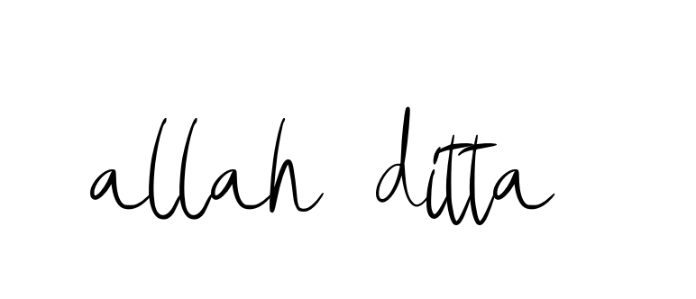 Handwritten Signature for Allah-ditta- - Style 146 Online