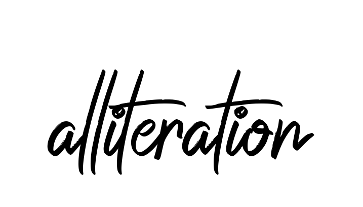 Alliteration Signature Style TheRichJulliettaDemo