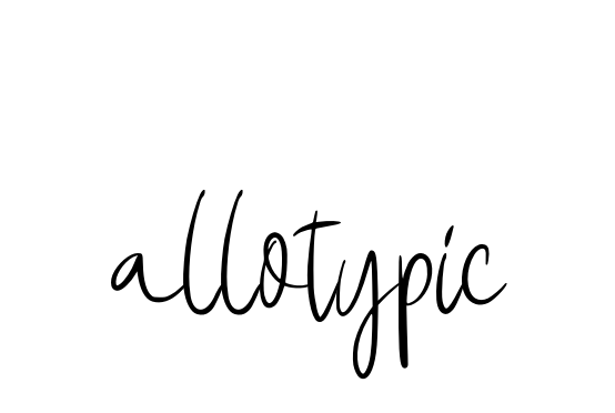 Handwritten Signature for Allotypic - Style 146 Online