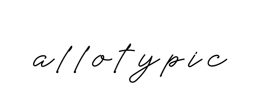 Handwritten Signature for Allotypic - Style 152 Online