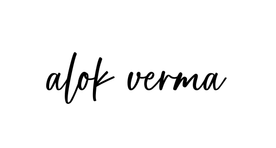 Handwritten Signature for Alok-verma- - Style 142 Online
