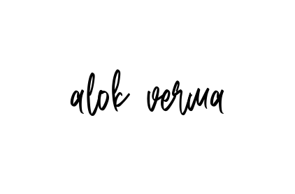 Handwritten Signature for Alok-verma- - Style 143 Online