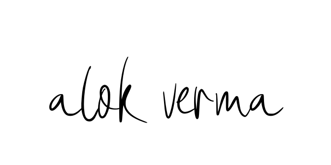 Handwritten Signature for Alok-verma- - Style 146 Online