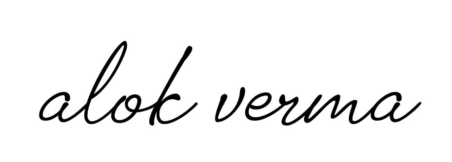 Handwritten Signature for Alok-verma- - Style 151 Online