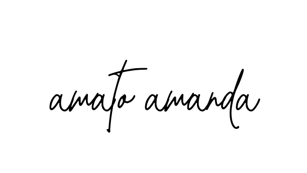 Amato-amanda signature