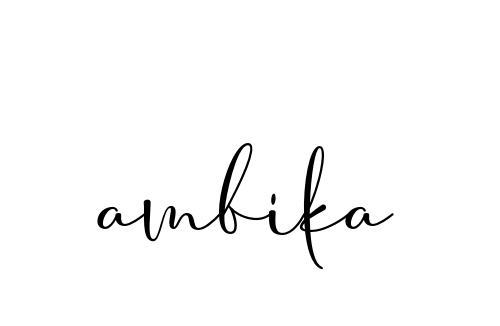 Ambika- signature