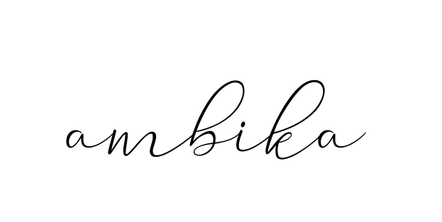 Ambika- signature