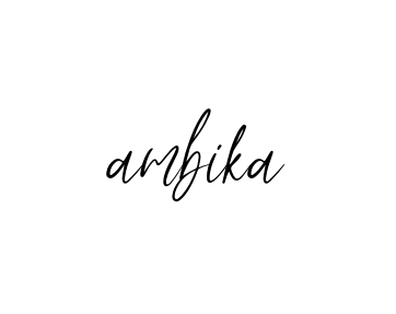 Ambika- signature