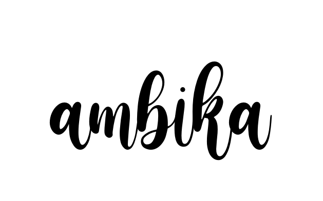 Ambika- signature