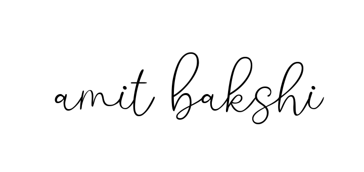 Amit-bakshi signature