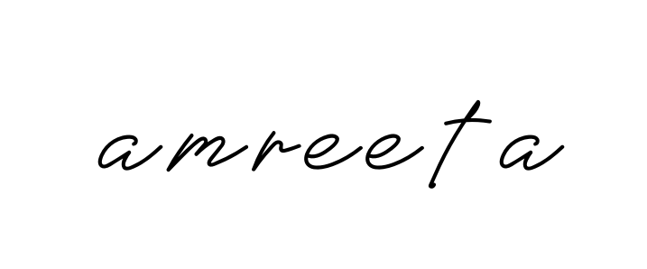 Handwritten Signature for Amreeta - Style 152 Online