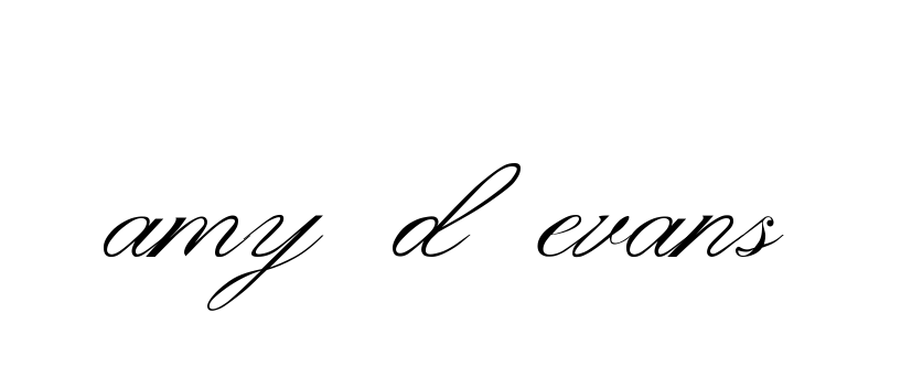Amy-d-evans signature