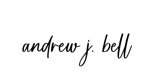 Handwritten Signature for Andrew-j.-bell - Style 142 Online