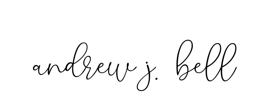 Handwritten Signature for Andrew-j.-bell - Style 147 Online