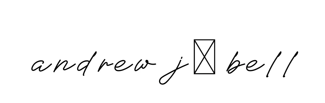 Handwritten Signature for Andrew-j.-bell - Style 152 Online