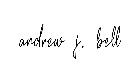 Handwritten Signature for Andrew-j.-bell - Style 154 Online