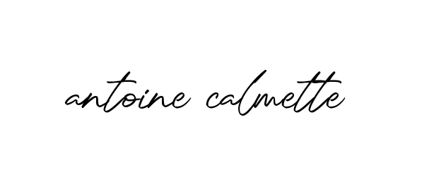 Antoine-calmette signature