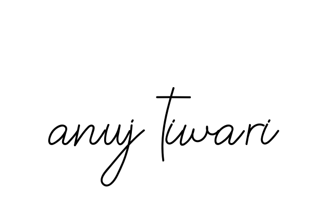 Handwritten Signature for Anuj-tiwari - Style 145 Online