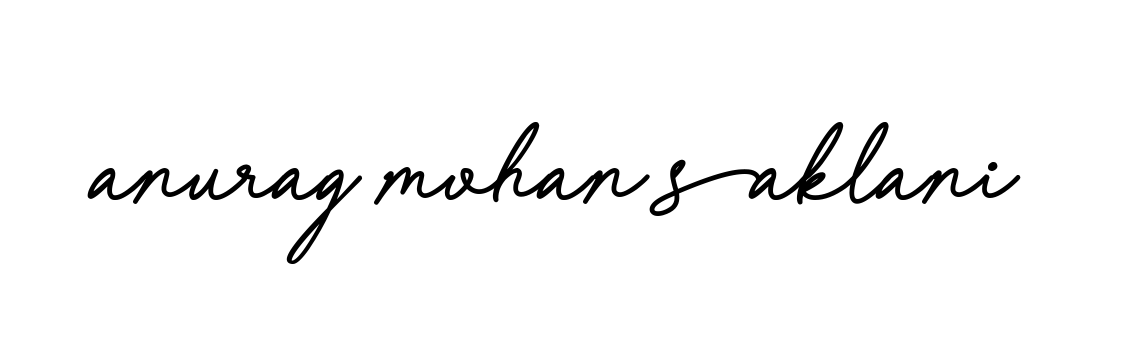 Anurag-mohan-saklani signature