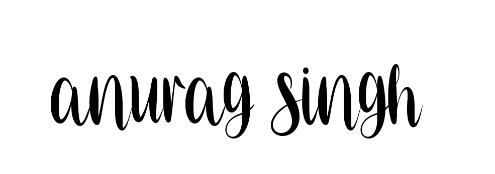 Anurag-singh signature