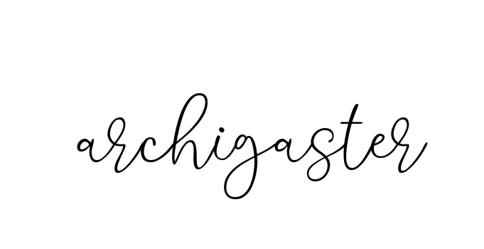 Handwritten Signature for Archigaster - Style 147 Online