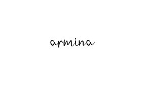 Armina- signature